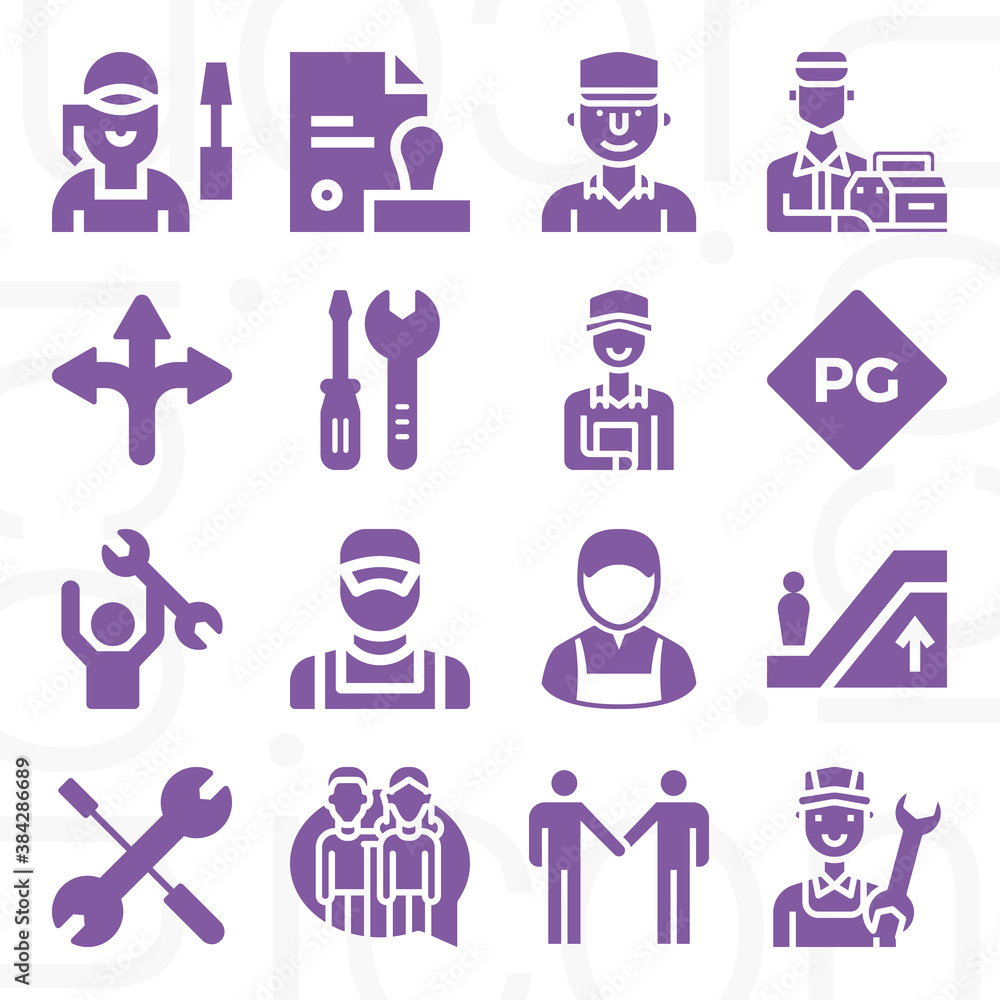 16 pack of consent filled web icons set 16 pack of consent filled web icons set