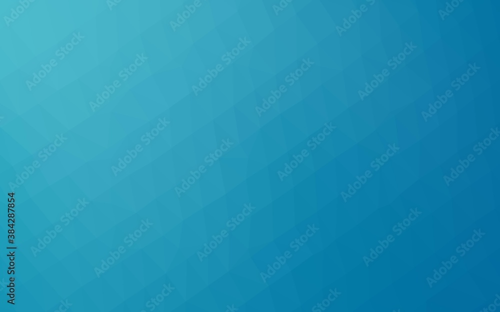 Light BLUE vector triangle mosaic texture. Light BLUE vector triangle mosaic texture.