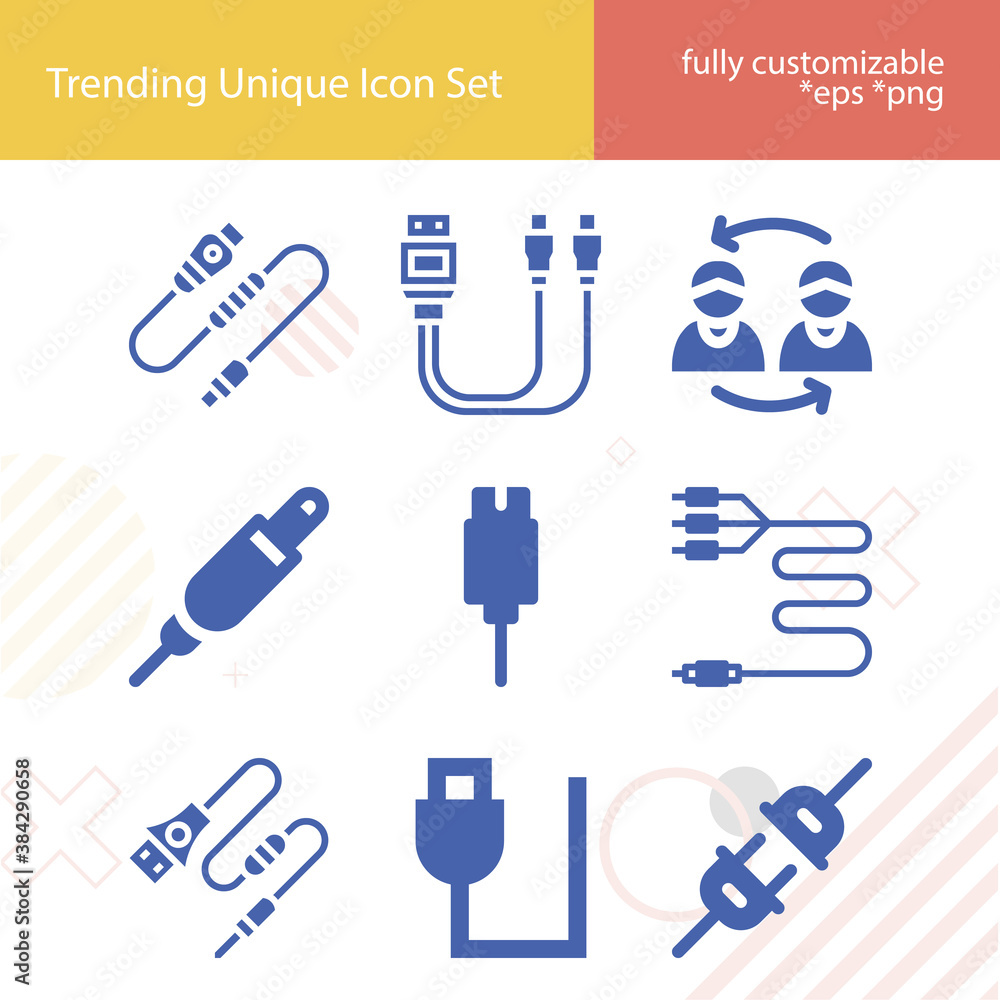 Simple set of telephone system related filled icons. Simple set of telephone system related filled icons.