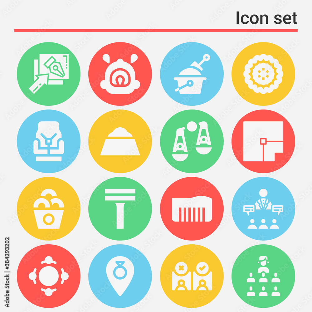 16 pack of criteria filled web icons set 16 pack of criteria filled web icons set