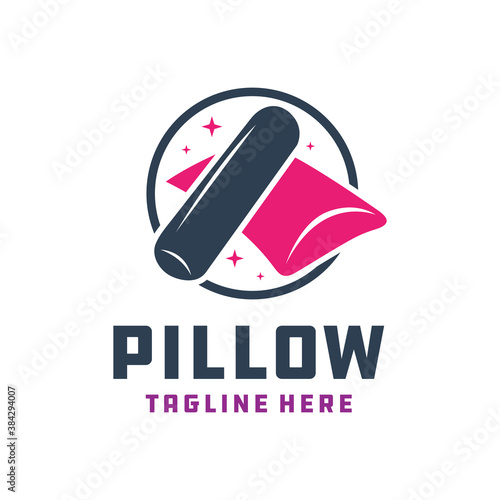 pillow and bolster modern logo