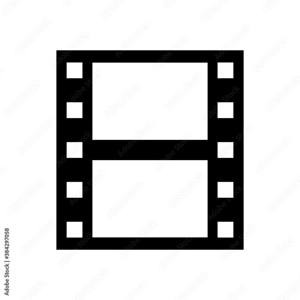 movie film clip icon