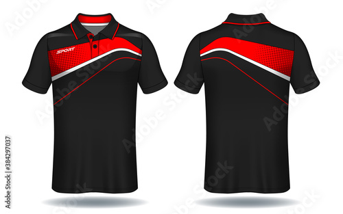 T-shirt polo design, Sport jersey template.	