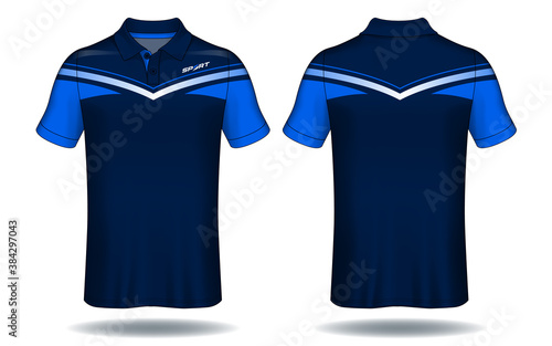 T-shirt polo design, Sport jersey template.	