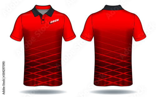 T-shirt polo design, Sport jersey template.	