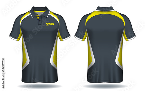 T-shirt polo design, Sport jersey template.	