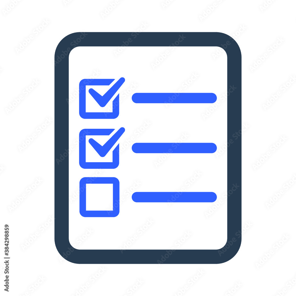 Shopping check list icon Shopping check list icon