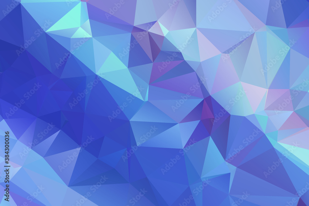 Fototapeta premium Abstract Blue Color Polygon Background Design, Abstract Geometric Origami Style With Gradient. Presentation,Website, Backdrop, Cover,Banner,Pattern Template
