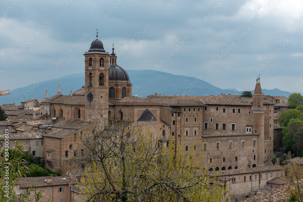 View of the city of Urbino