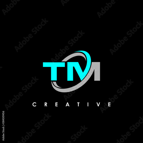 TM Letter Initial Logo Design Template Vector Illustration	
