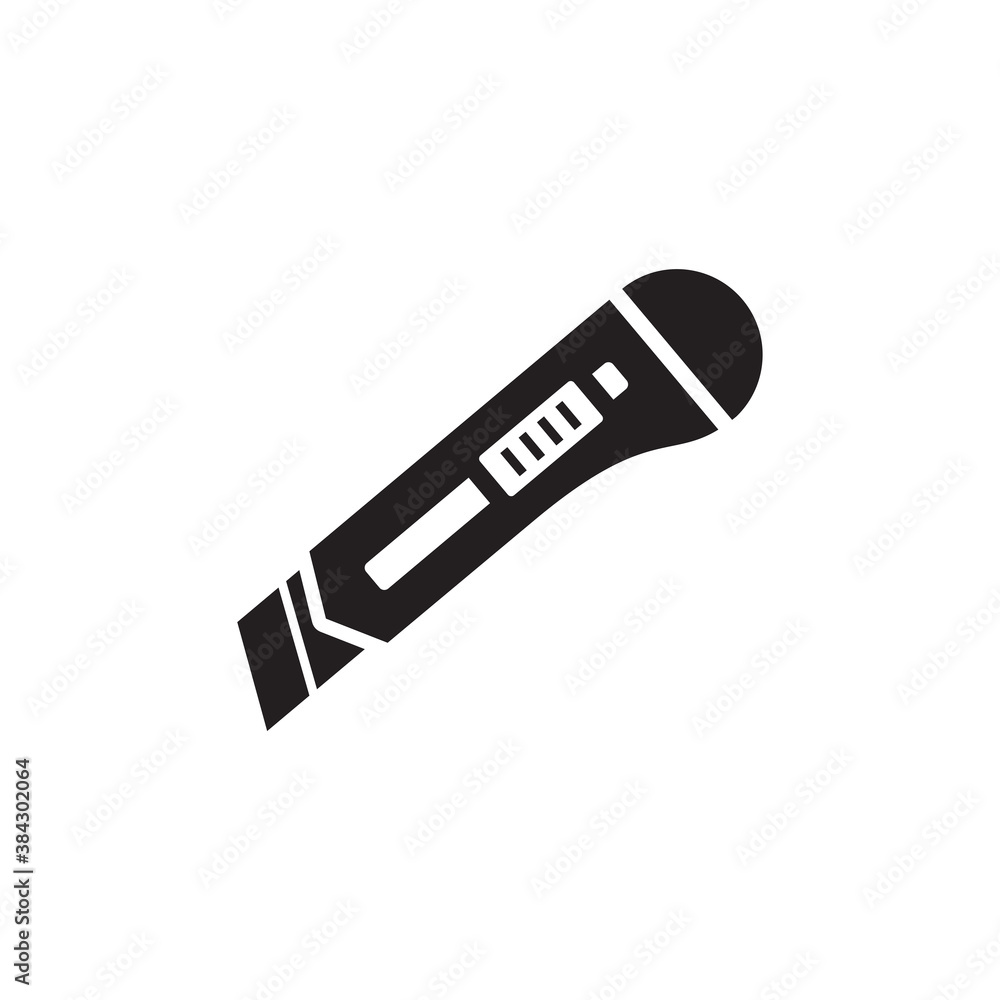 Cutter flat icon design vector Cutter flat icon design vector