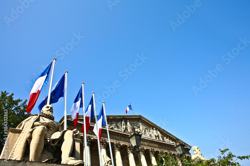 Paris assemblee nationale the parliament photo