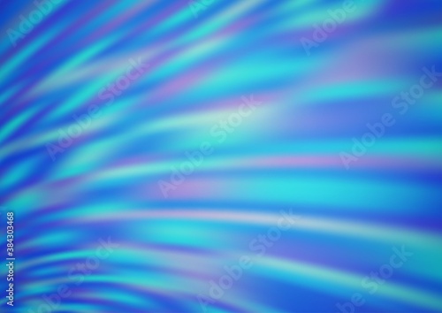 Light BLUE vector modern bokeh pattern.