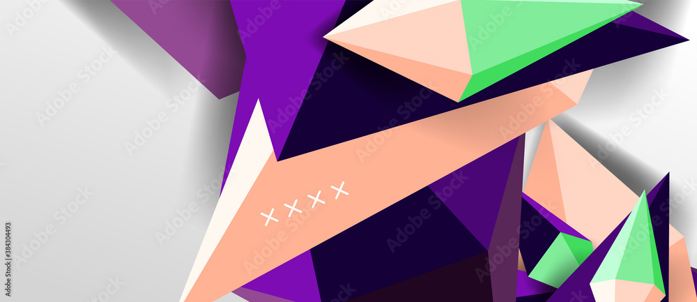 3d low poly abstract shape background vector illustration 3d low poly abstract shape background vector illustration
