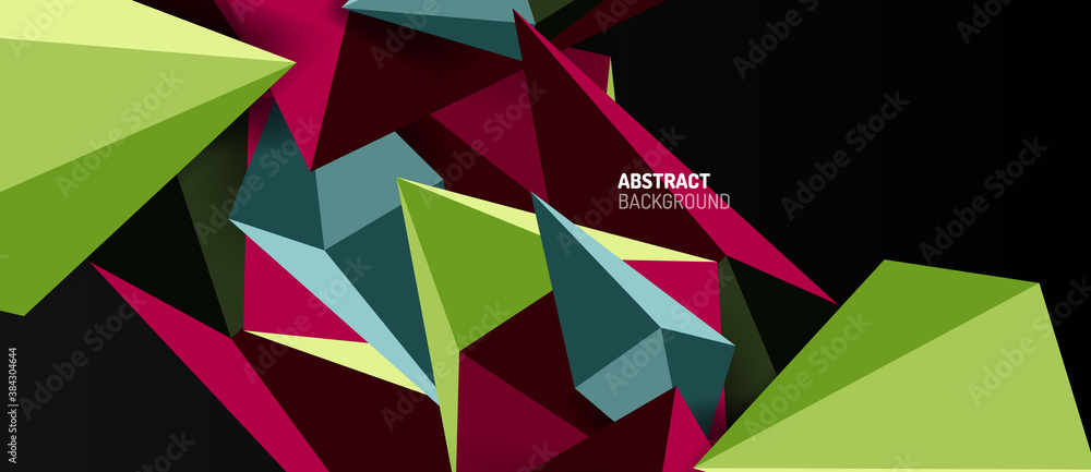 3d low poly abstract shape background vector illustration 3d low poly abstract shape background vector illustration