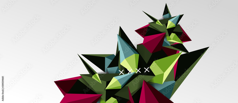 3d low poly abstract shape background vector illustration 3d low poly abstract shape background vector illustration
