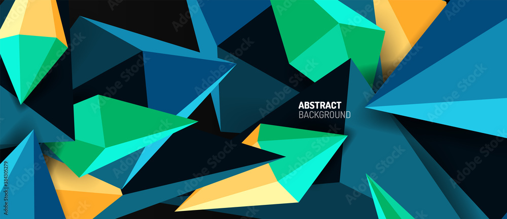3d low poly abstract shape background vector illustration 3d low poly abstract shape background vector illustration