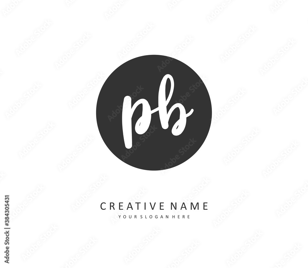 P B PB Initial letter handwriting and signature logo. A concept handwriting initial logo with template element. P B PB Initial letter handwriting and signature logo. A concept handwriting initial logo with template element.