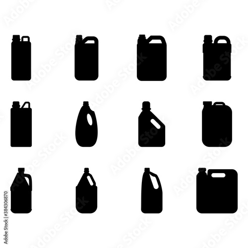 water plastic, drink bottle icon vector symbol