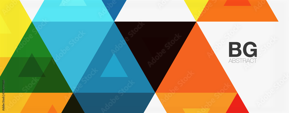 Mosaic triangle pattern abstract background for cover, banner, flyer and poster and other template Mosaic triangle pattern abstract background for cover, banner, flyer and poster and other template