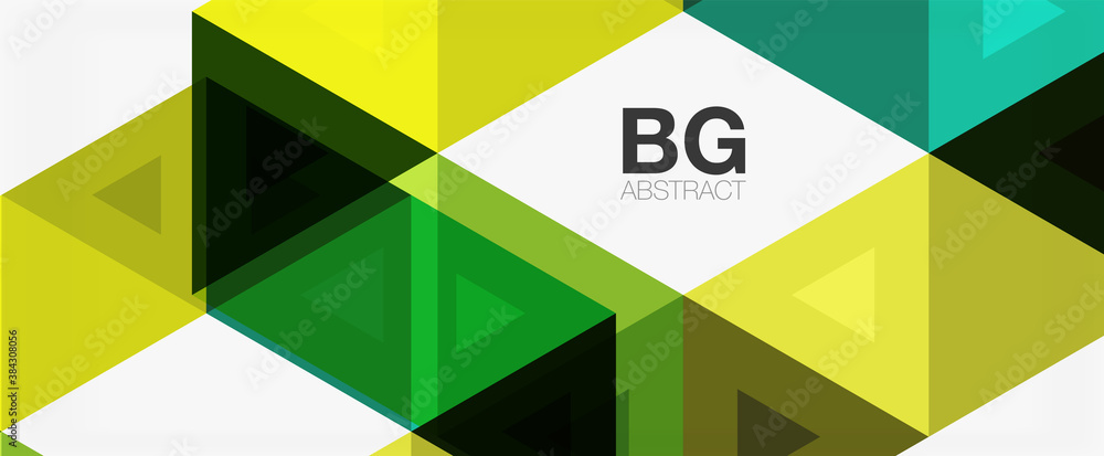 Mosaic triangle pattern abstract background for cover, banner, flyer and poster and other template Mosaic triangle pattern abstract background for cover, banner, flyer and poster and other template