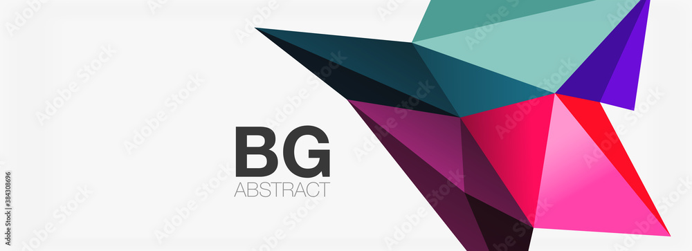 3d mosaic abstract backgrounds, low poly shape geometric design 3d mosaic abstract backgrounds, low poly shape geometric design