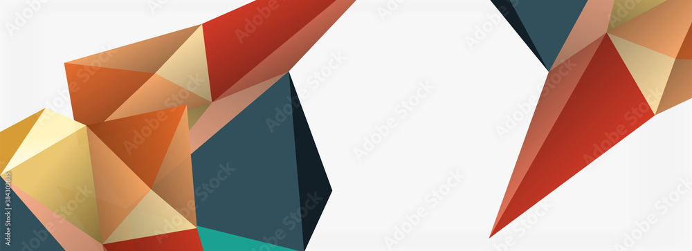 3d mosaic abstract backgrounds, low poly shape geometric design 3d mosaic abstract backgrounds, low poly shape geometric design