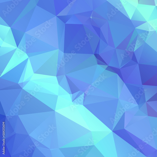 Abstract Blue Color Polygon Background Design, Abstract Geometric Origami Style With Gradient. Presentation,Website, Backdrop, Cover,Banner,Pattern Template