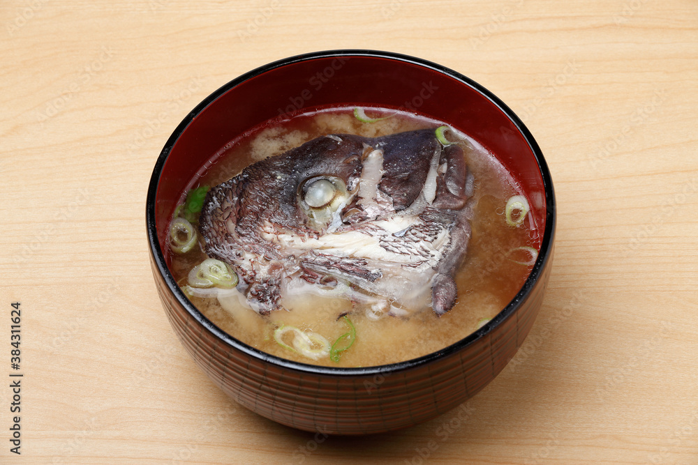 魚の味噌汁 鯛のあら汁 Stock Photo Adobe Stock 魚の味噌汁 鯛のあら汁 Stock Photo Adobe Stock