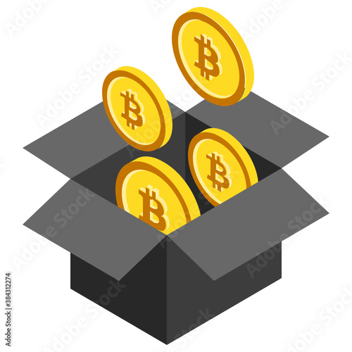 
A mining hardware showing cryptocurrency mining 
