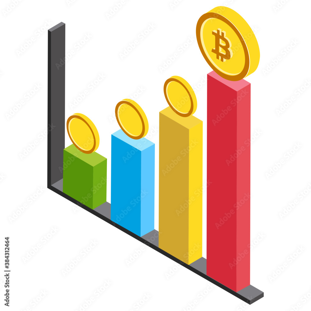 
Graph with lines showing with bitcoin on the top showing bitcoin graph  
