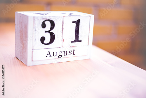 31st of August - August 31 - Birthday - International Day - National Day