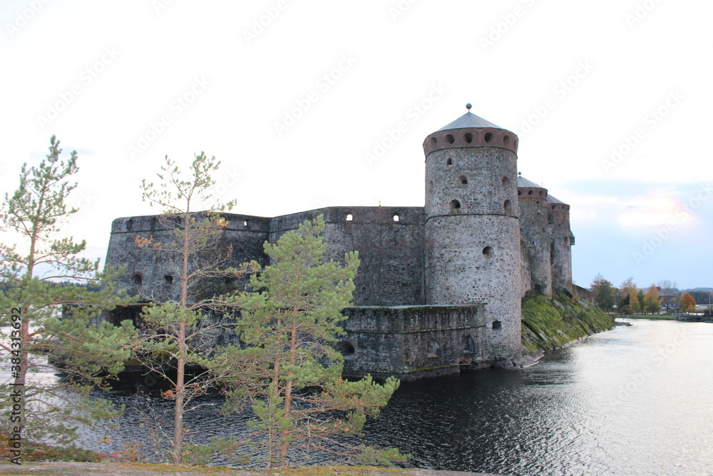 Olavinlinna castle, Savonlinna, Finland.
