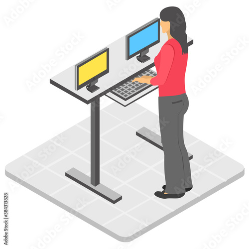 
Store cashier using digital device for payment
