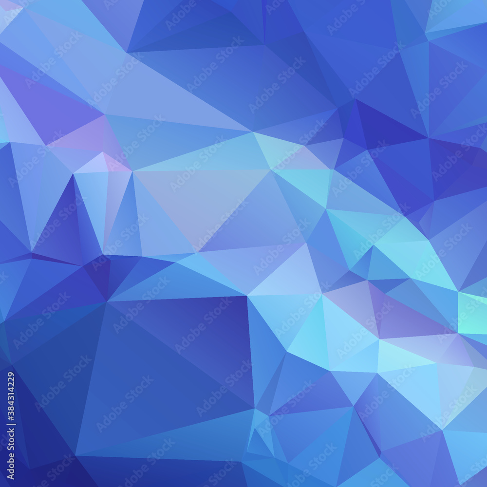 Obraz premium Abstract Blue Color Polygon Background Design, Abstract Geometric Origami Style With Gradient. Presentation,Website, Backdrop, Cover,Banner,Pattern Template