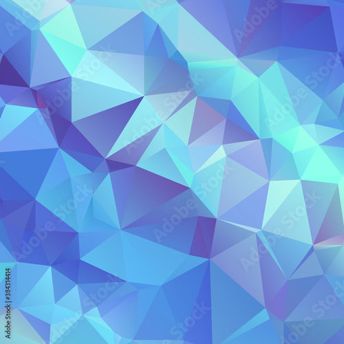 Abstract Blue Color Polygon Background Design, Abstract Geometric Origami Style With Gradient. Presentation,Website, Backdrop, Cover,Banner,Pattern Template