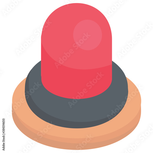 
A siren alarm to announce emergency situation
