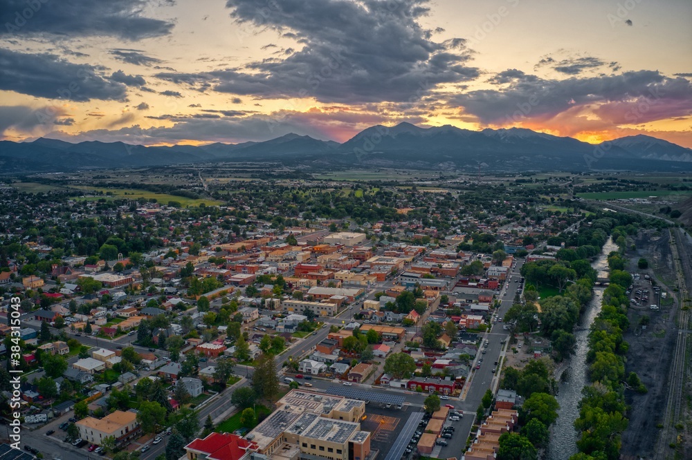 Salida, Colorado is a Tourist Town on the Arkansas river popular for white water rafting