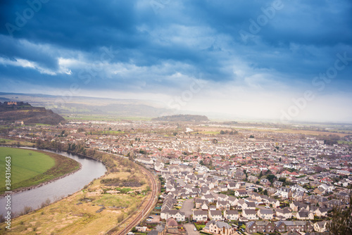 City of Stirling panorama - Scotland, urban photo