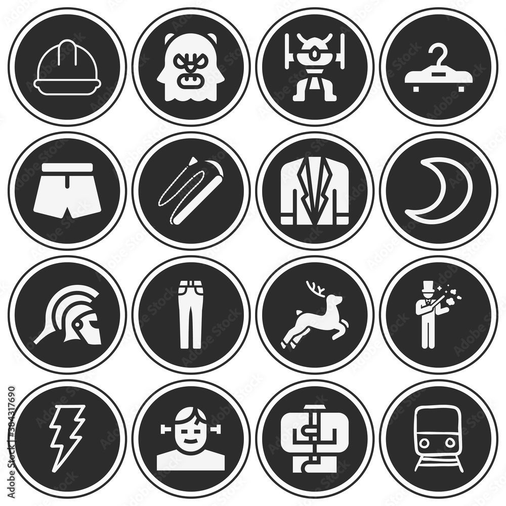 16 pack of worn filled web icons set 16 pack of worn filled web icons set