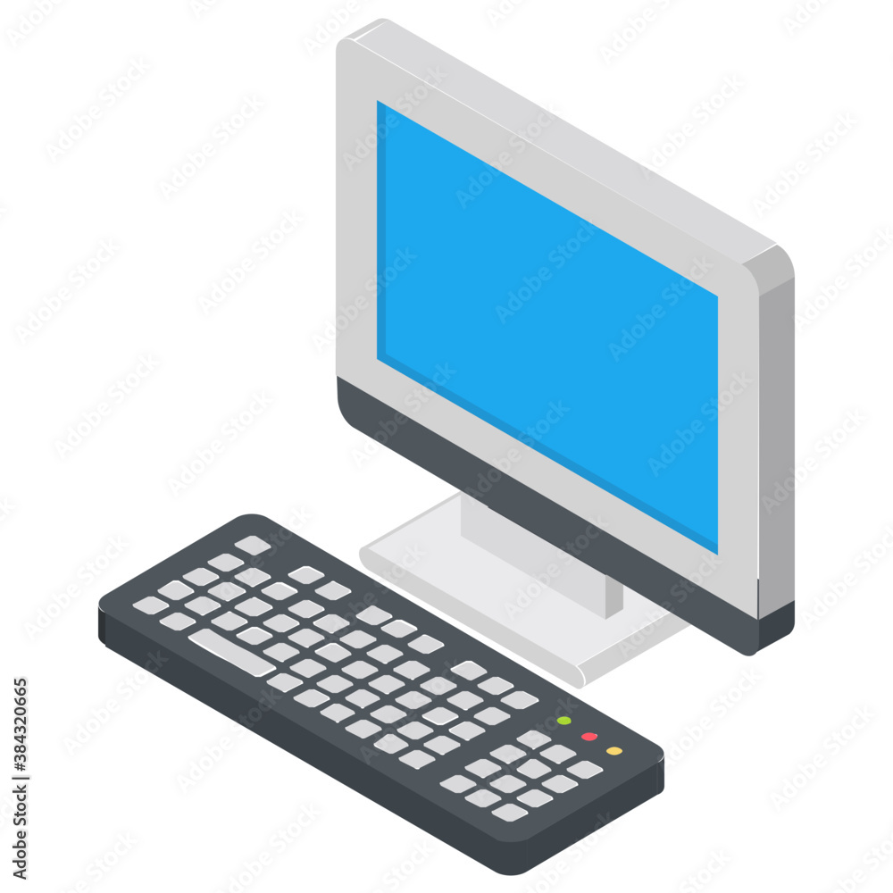 A retro style computer desktop concept of workstation
A retro style computer desktop concept of workstation