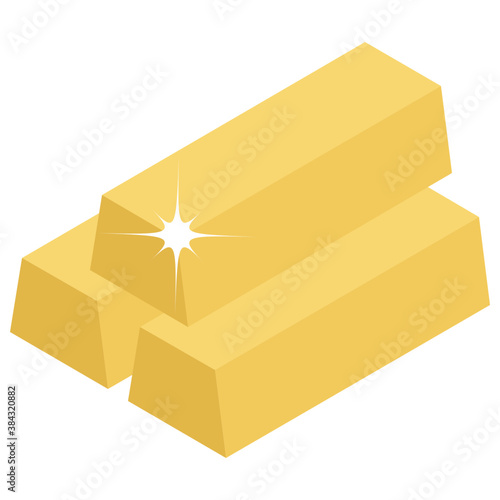 
Gold ingots representing gold stack 
