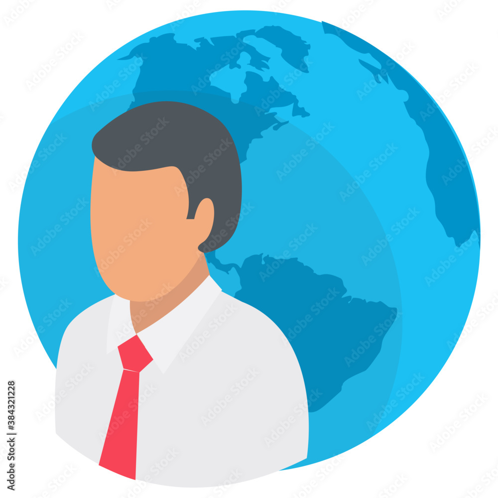 A man with globe representing global business man
A man with globe representing global business man