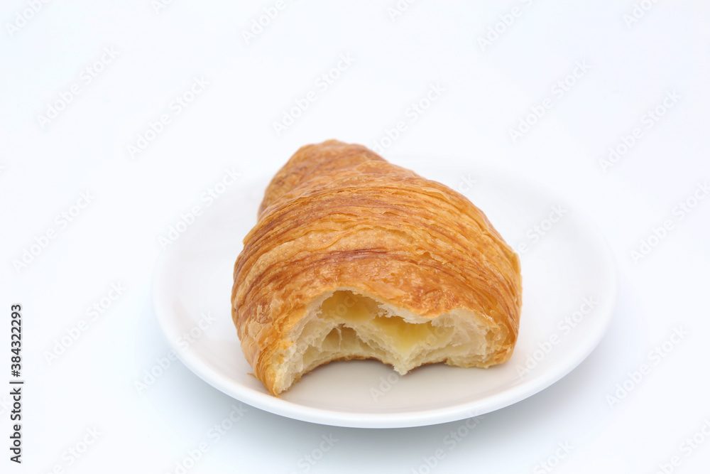 Fresh Croissant isolated on white background Fresh Croissant isolated on white background