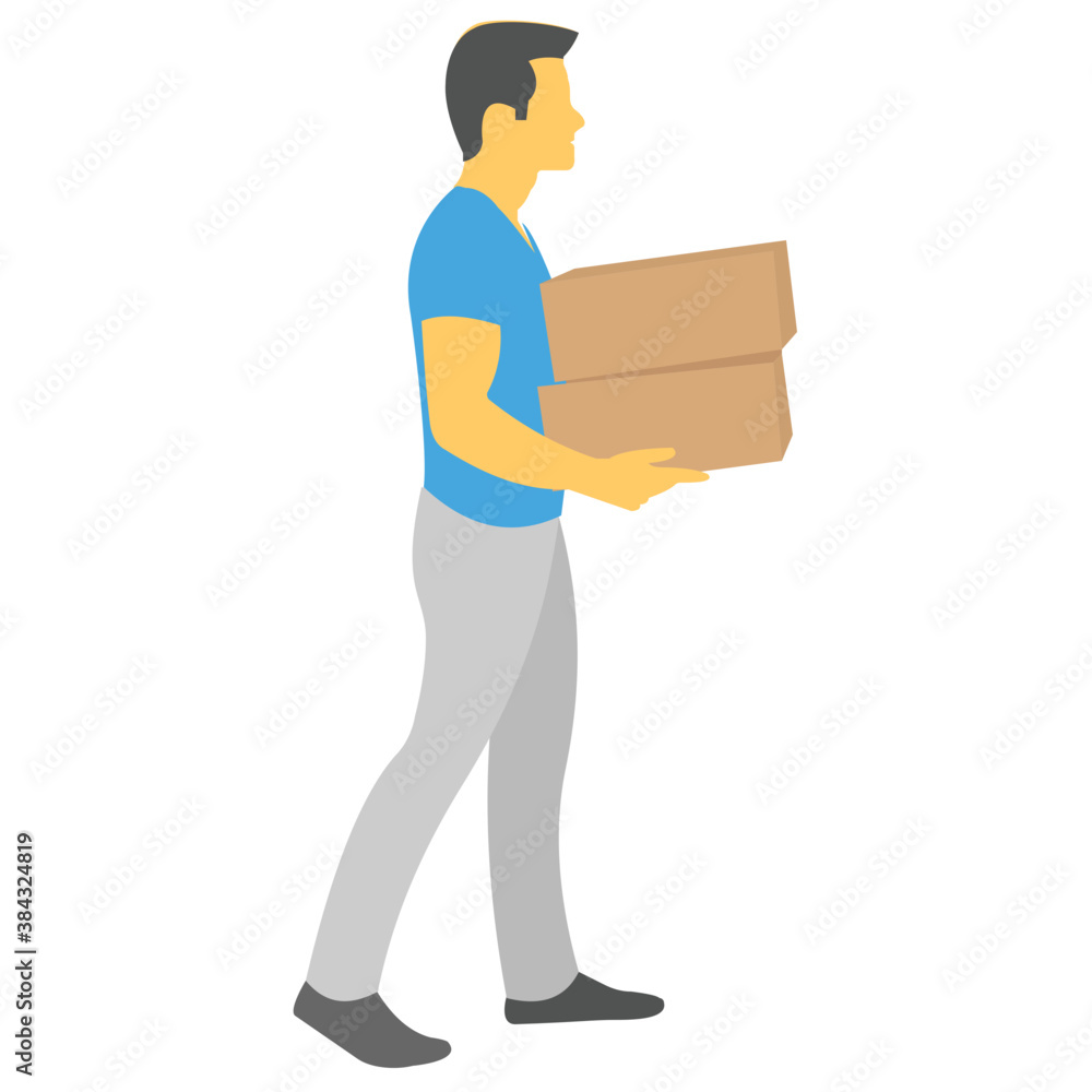 A man holding packed food, food delivery visual
A man holding packed food, food delivery visual