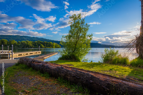 Amazing lake. Lake Sammamish, Washington, USA