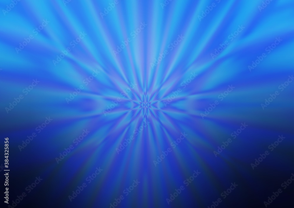 Light BLUE vector blurred shine abstract template. Light BLUE vector blurred shine abstract template.