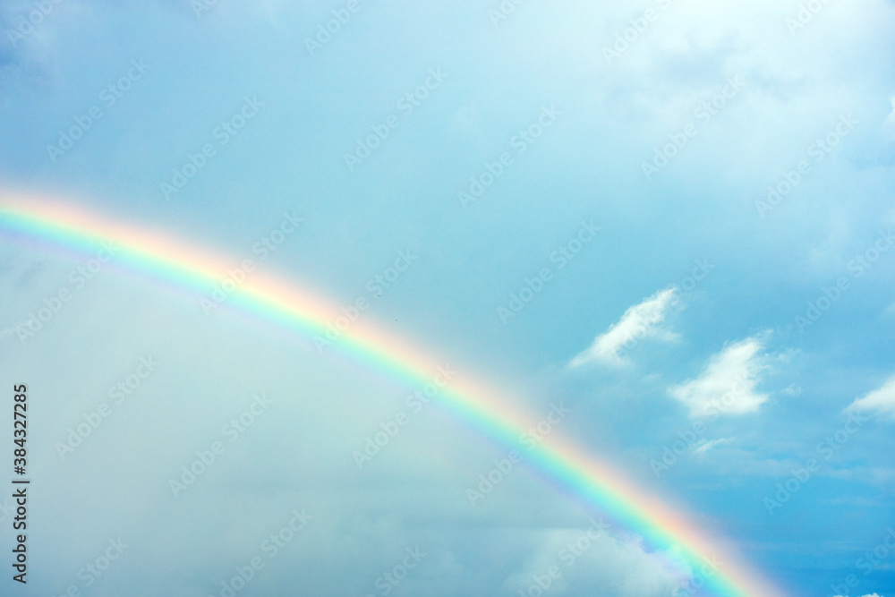 The rainbow after the rain The rainbow after the rain