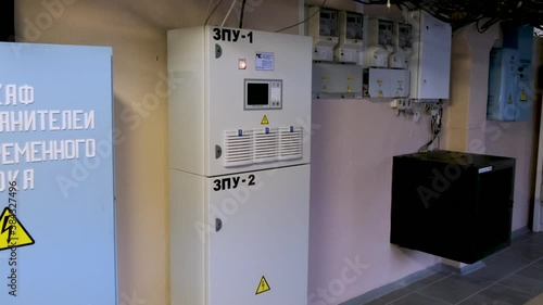 Wallpaper Mural electrical control panel in substation in manufacturing industrial plant , video for business industrial and energy engineering concept Torontodigital.ca