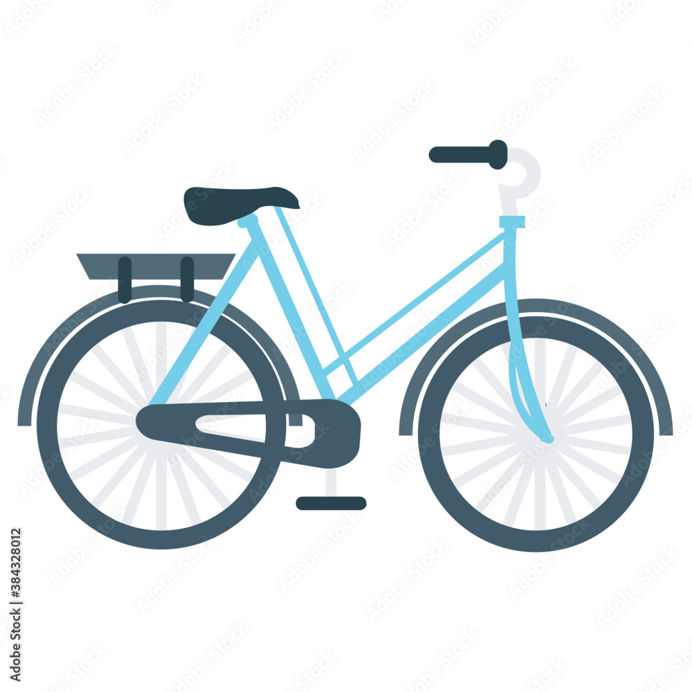 Fototapeta premium Environment friendly ride, a bicycle 